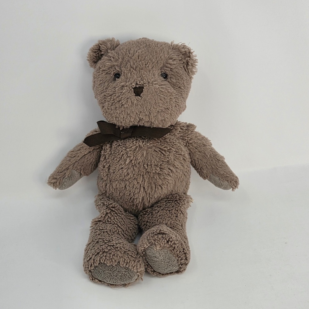 Pottery Barn Kids Teddy Bear Plush 12" Brown Stuffed Animal 2015 Well-Loved
